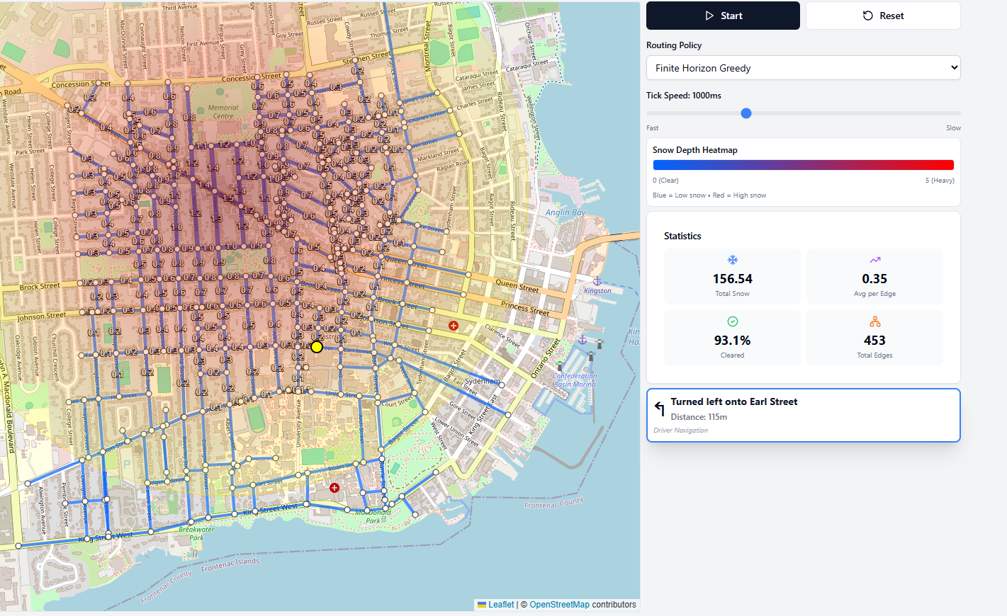 Plow Kingston - Optimal Snowplow Routing System